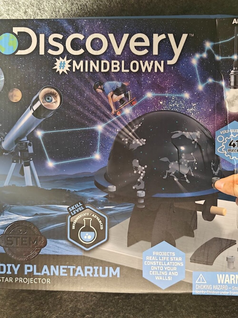 Discovery Mindblown DIY Planetarium Star Projector STEM Kit 41 Pieces NEW